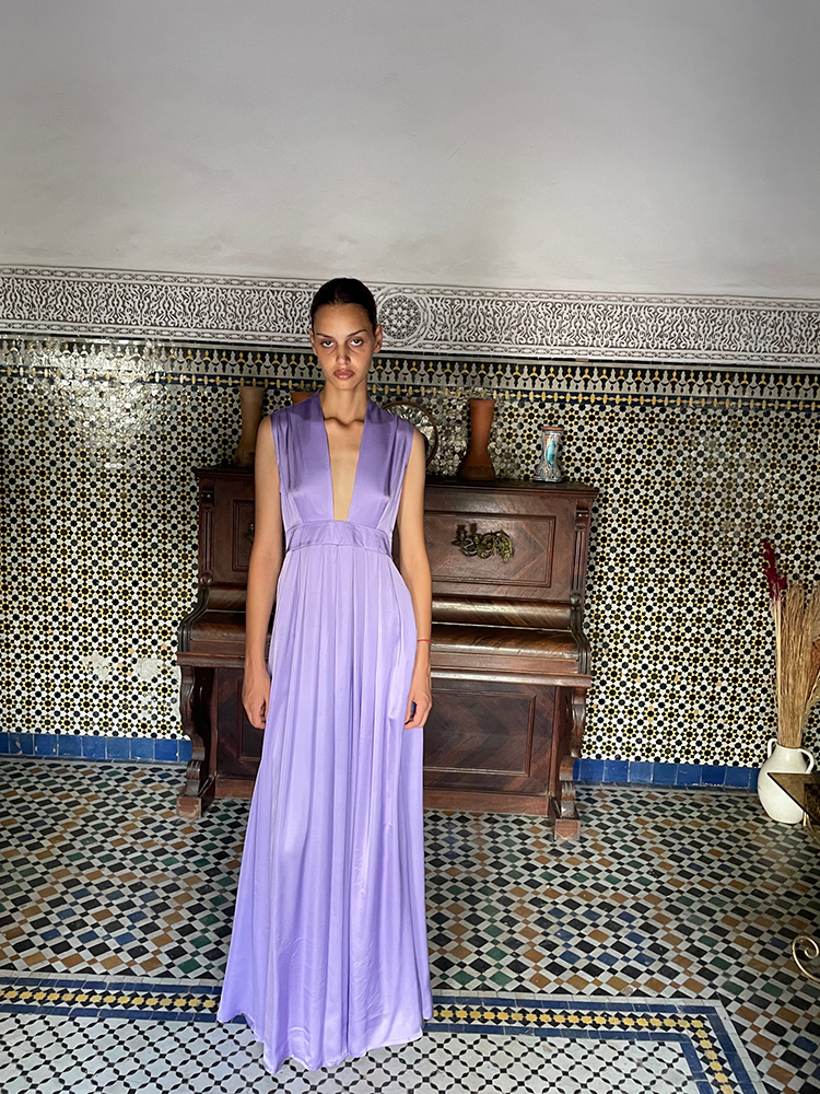 Alexia s Dress Viscose Sleeveless Lilac