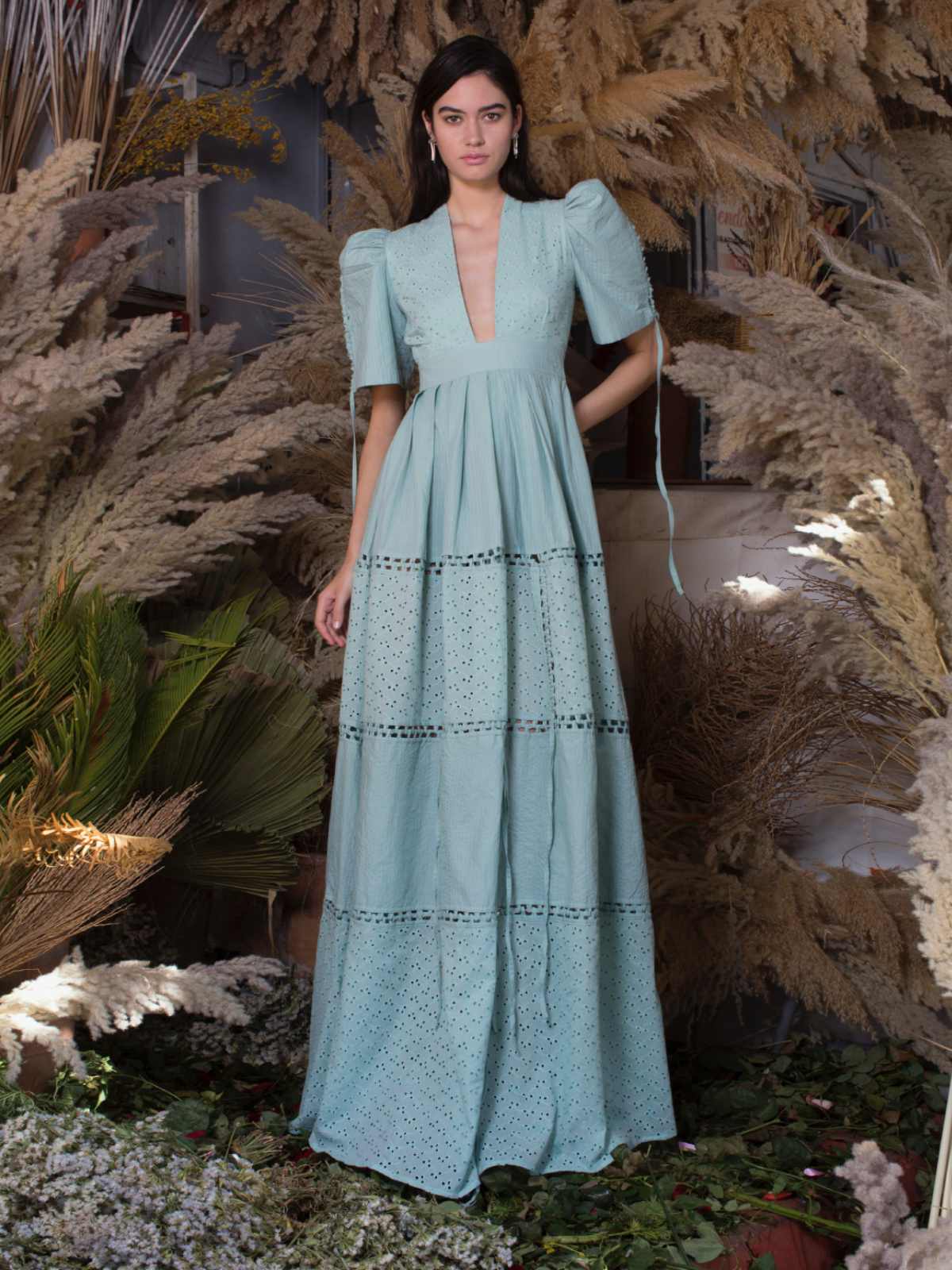 Alexia’s Square Dress in Turquoise