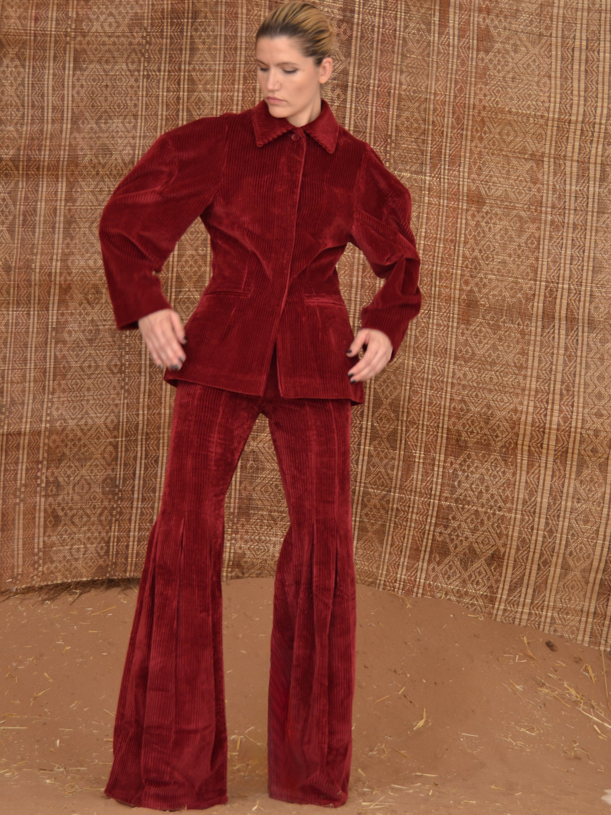 Alia Jacket Corduroy Burgundy