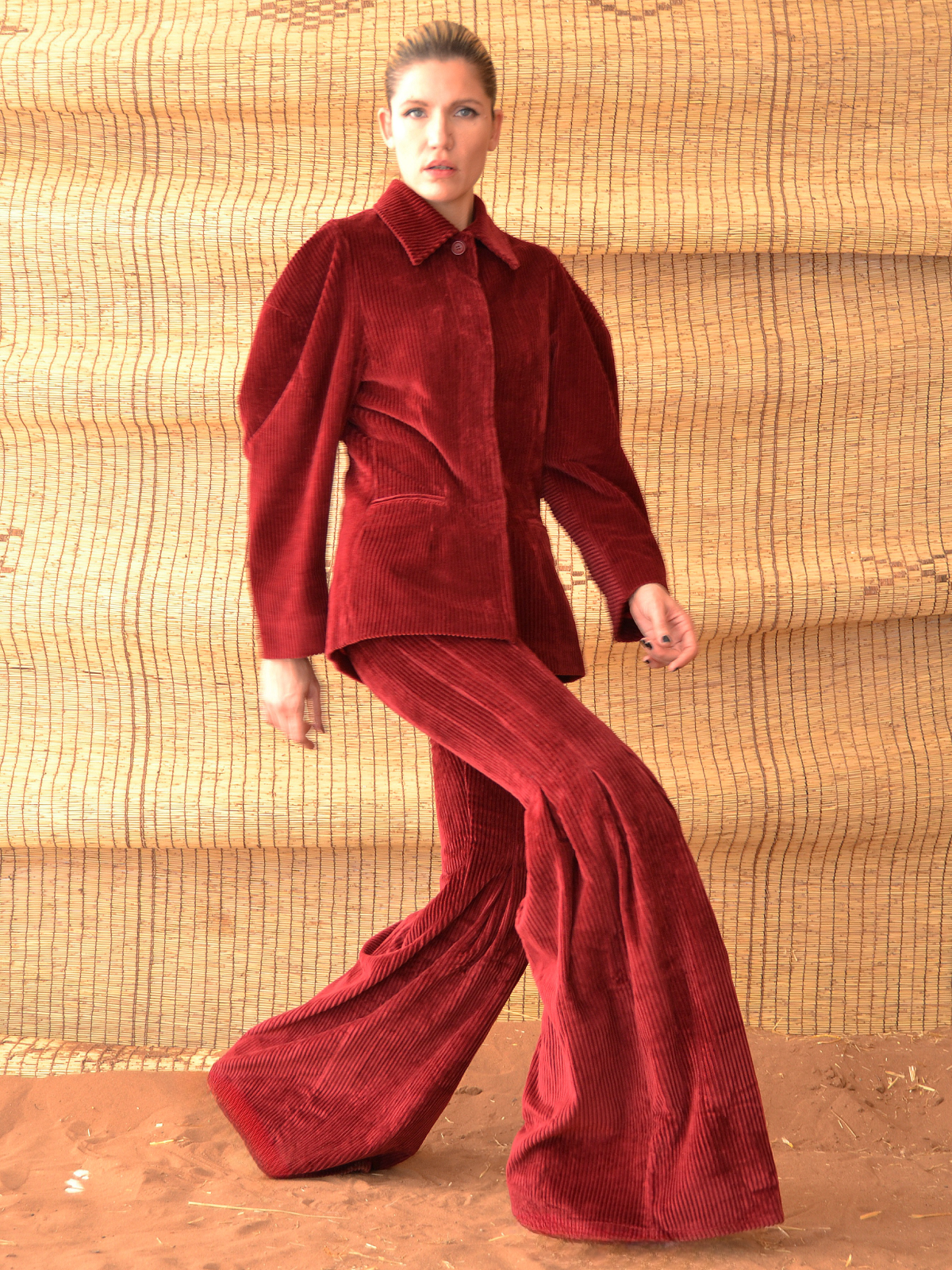 Dina’s Pants Corduroy Burgundy