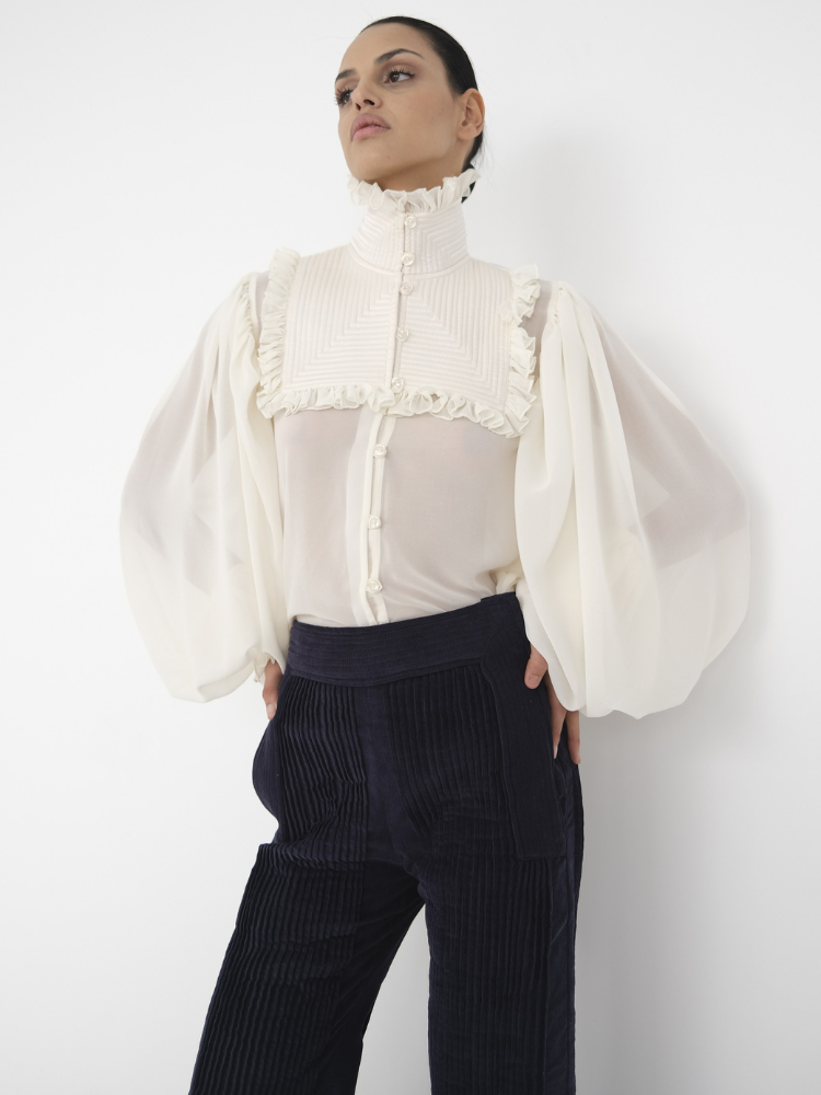 Dina’s Pants Corduroy Navy Blue