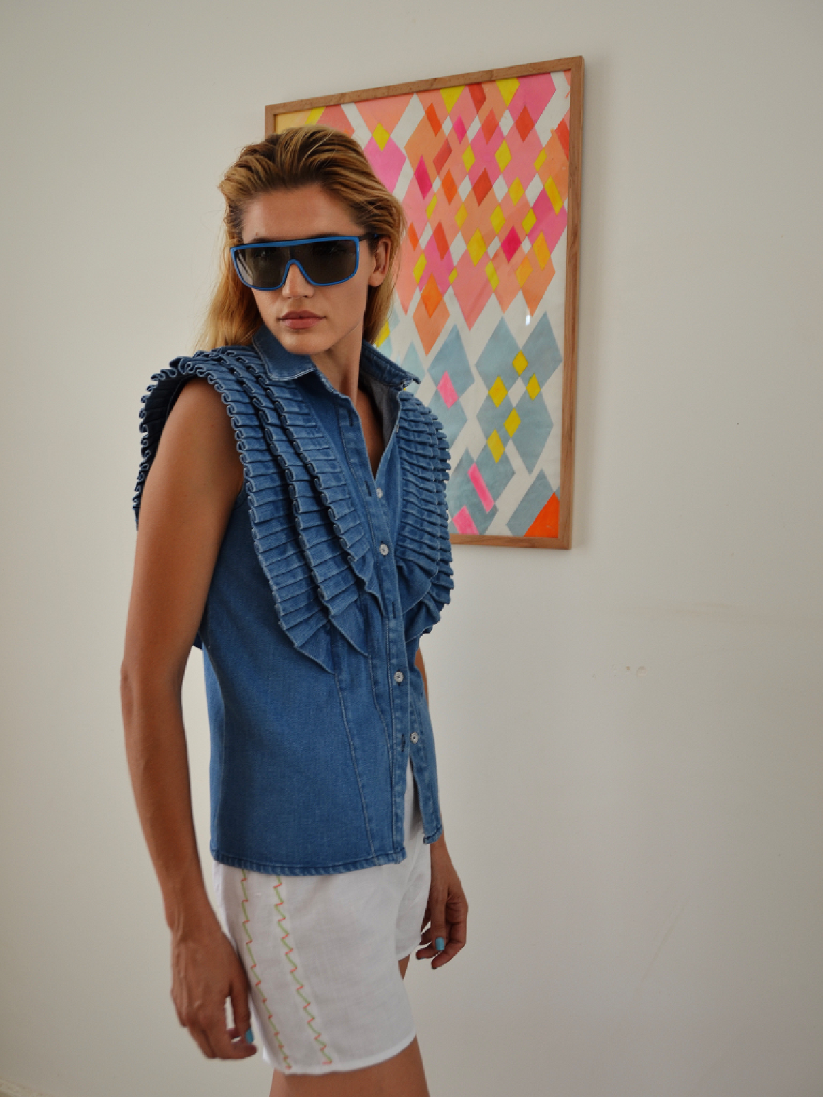 Karima Denim Sleeveless
