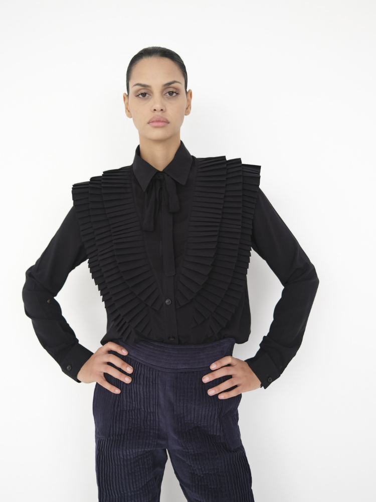 Karima’s Shirt Cotton Black