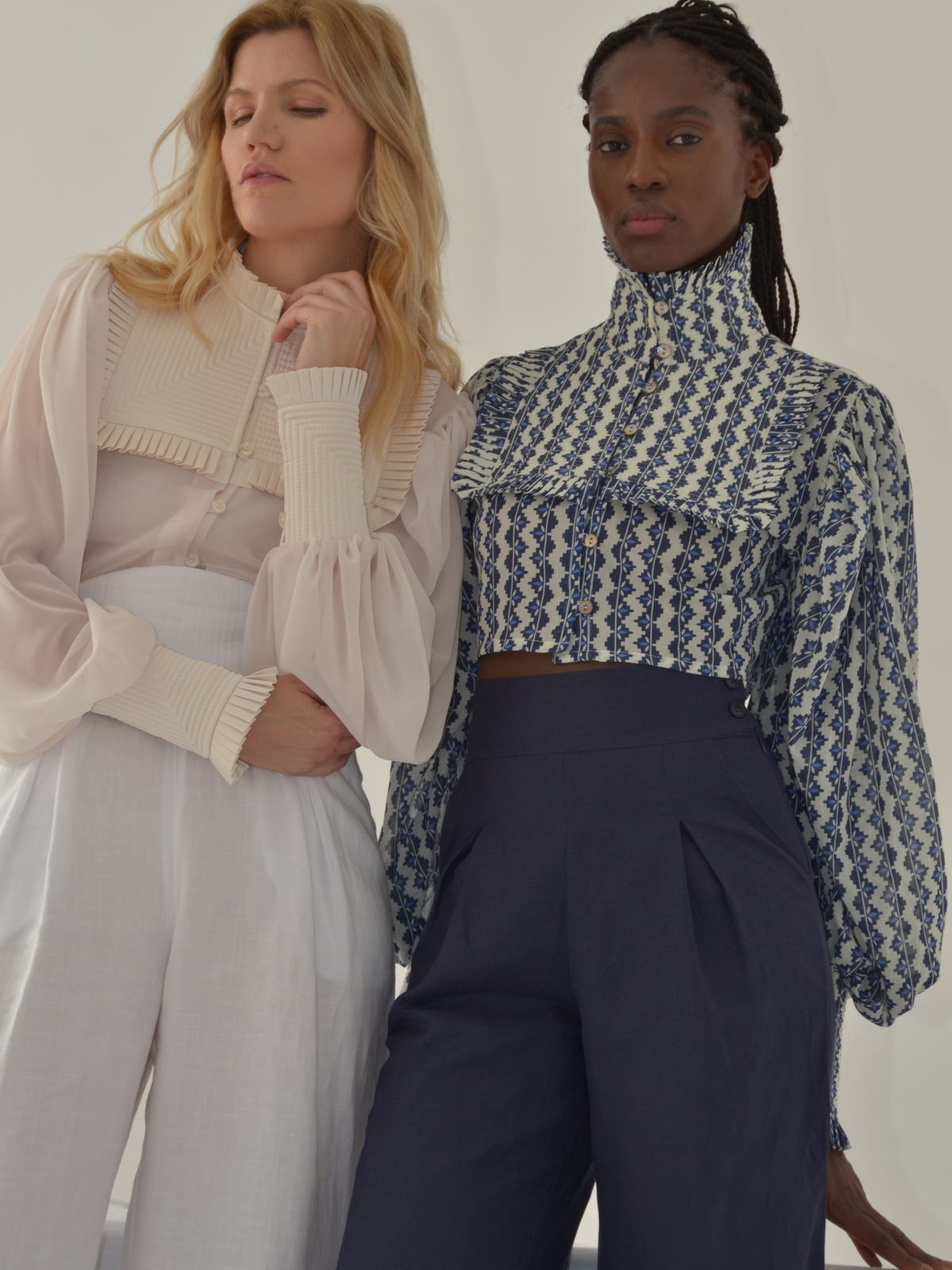 Matteo Atlas Cropped Shirt