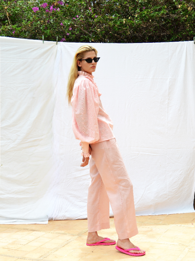 Matteo’s Shirt Cotton Pale Pink