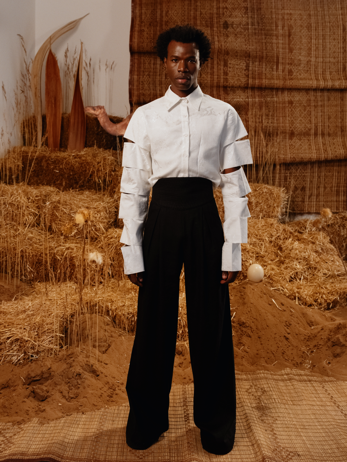 The Rumi Shirt Jacquard Cotton