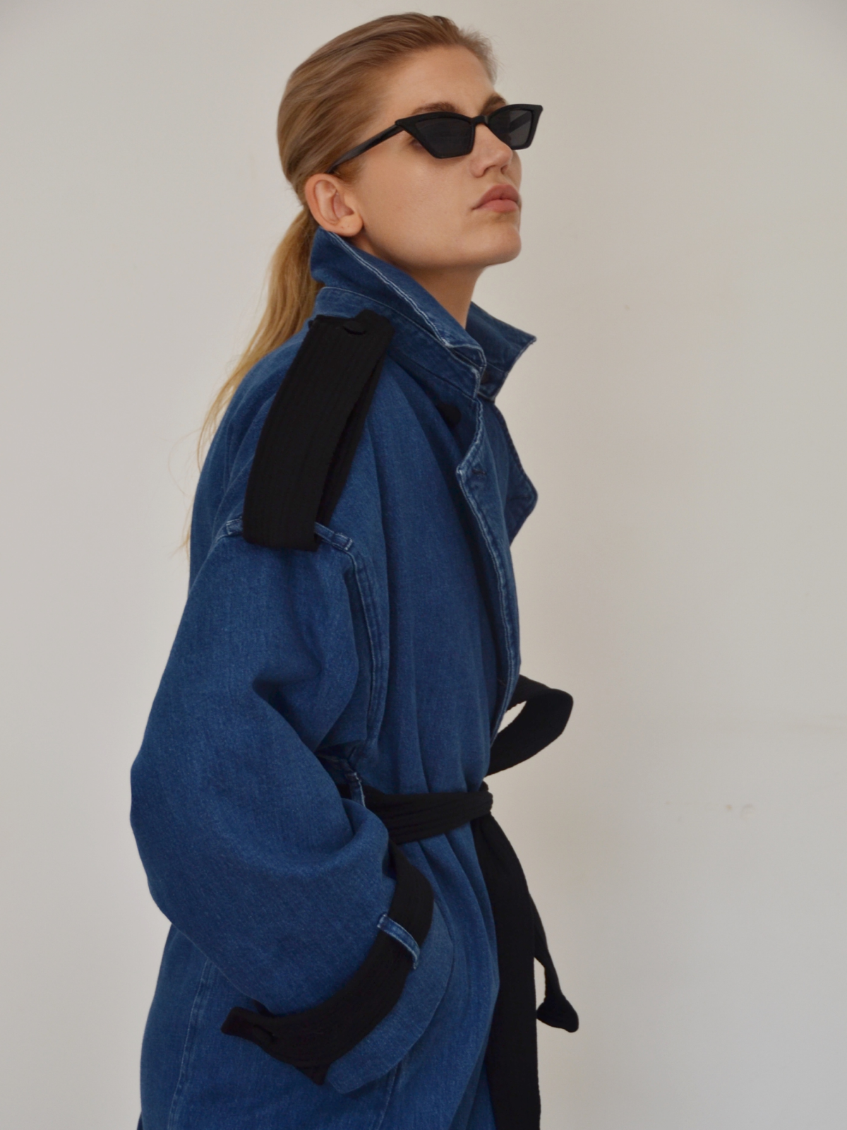 Sana’s Oversize Denim Trench