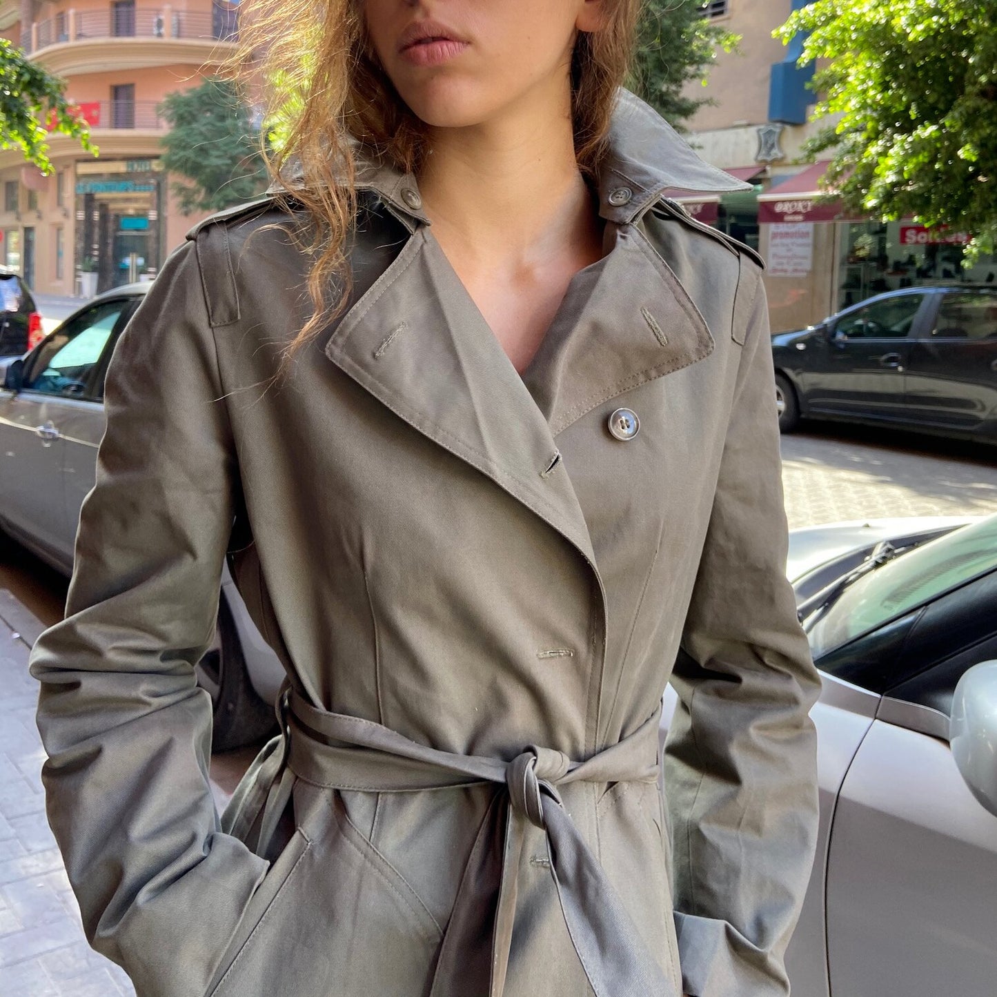 Lina’s Trench Coat - Green