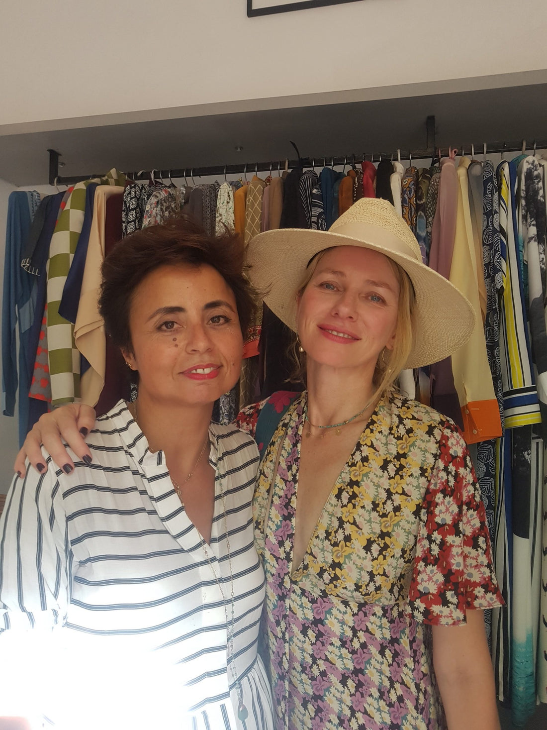 Naomi Watts with Meriem Rawlings at Hanout Boutique