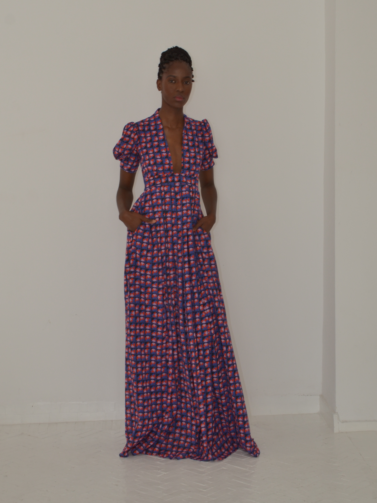 Alexia Majorelle Dress