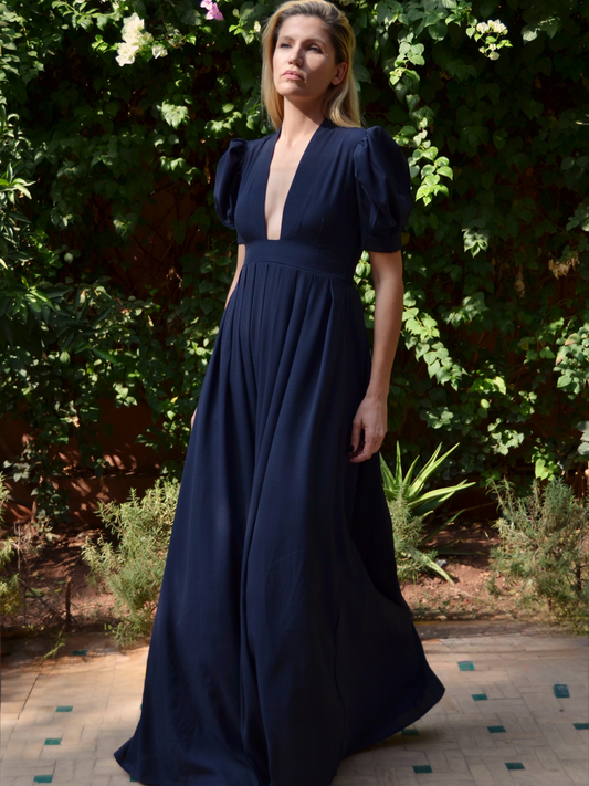 Alexia’s Dress Viscose Navy Blue