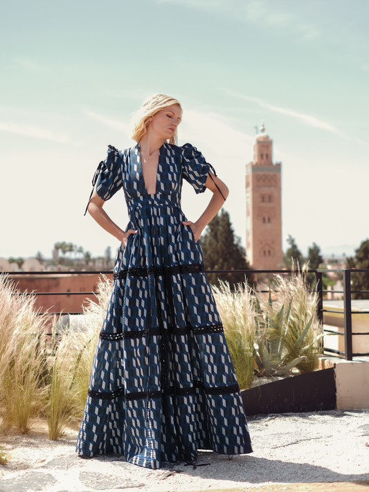 Alexia’s Square Amizmiz Blue Dress
