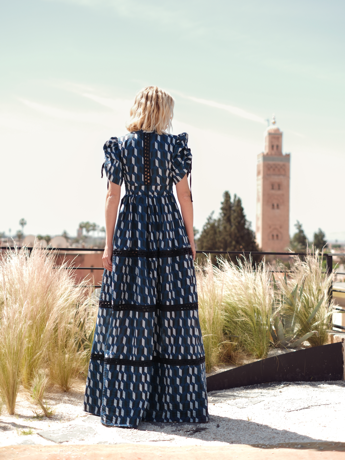 Alexia Carré Amizmiz Blue Dress