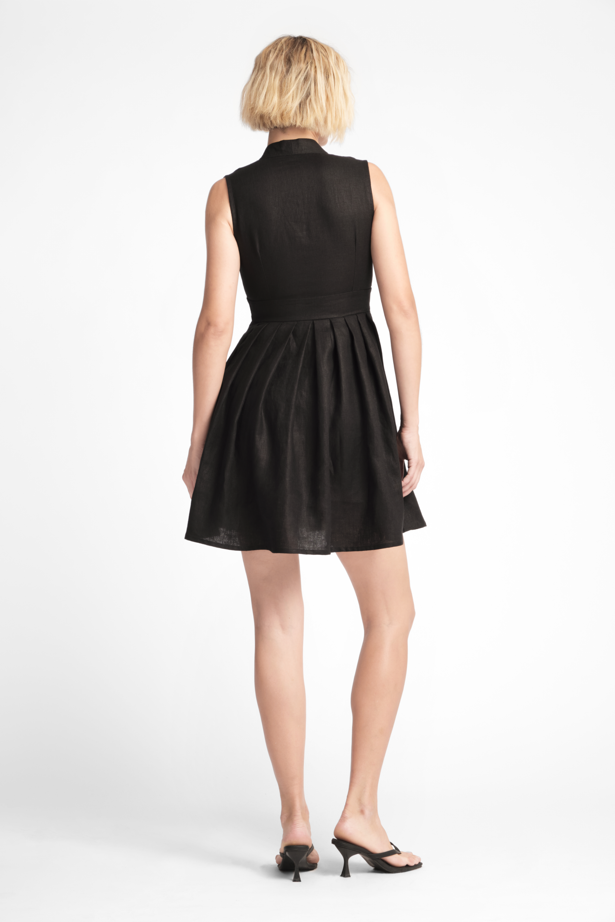 Alexia Sleeveless Short Dress-thumbmail-4