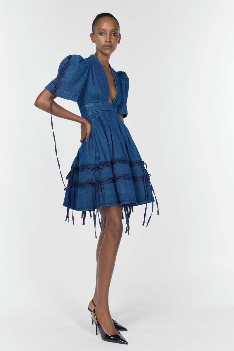 Alexia Carré Denim Short Dress