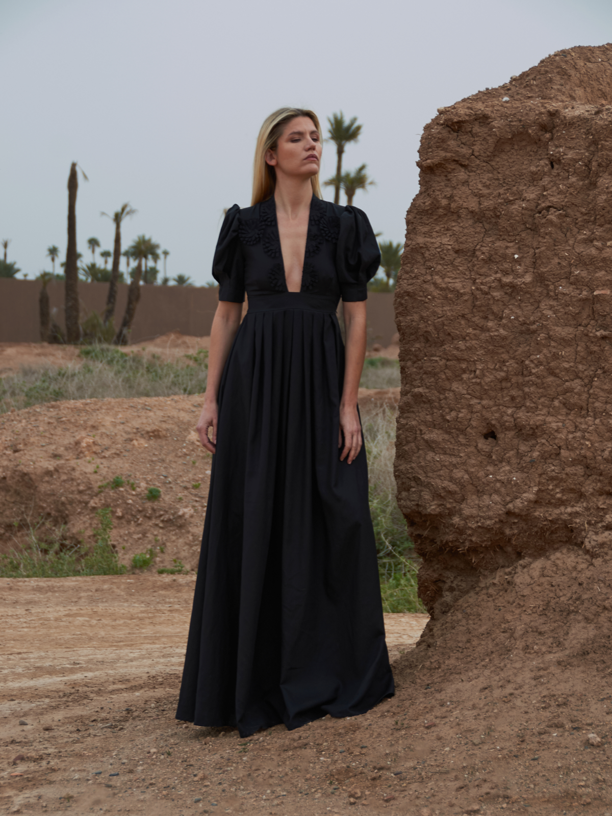 Alexia Flowers Black Dress