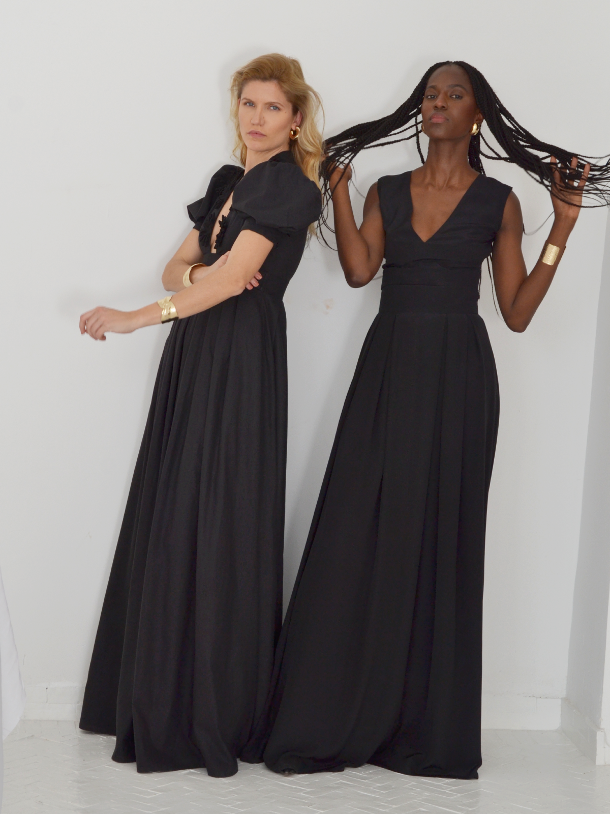 Alexia Flowers Black Dress