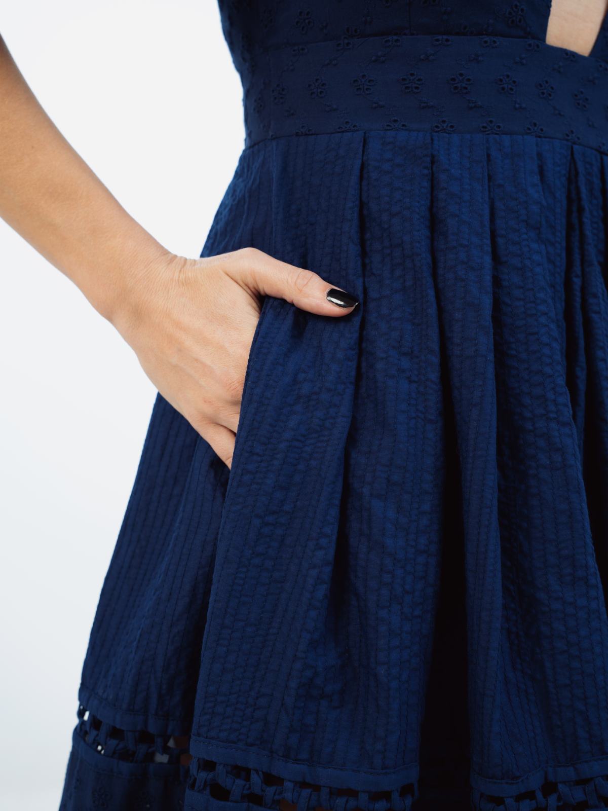 Alexia’s Square Dress Navy Blue