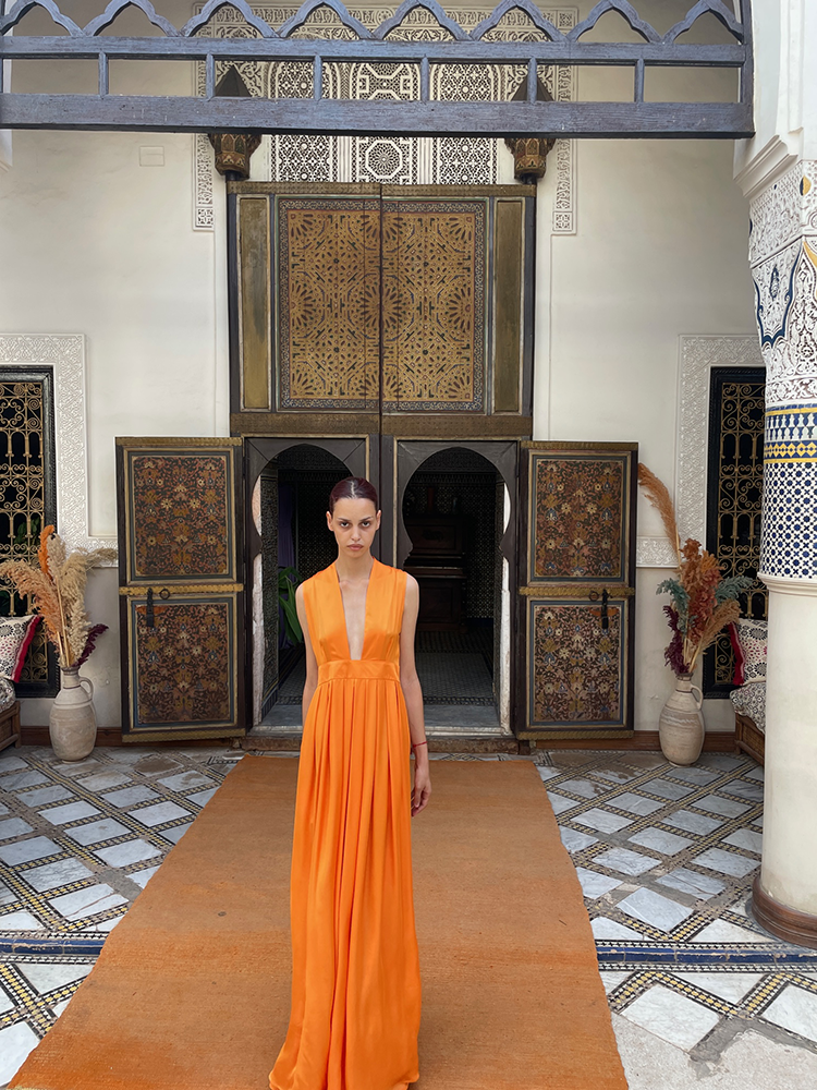 Alexia’s Dress Viscose Sleeveless Orange