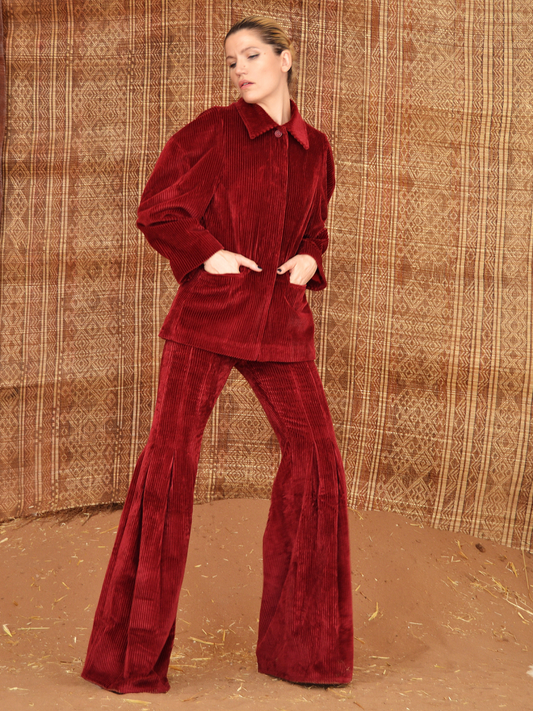 Dina’s Pants Corduroy Burgundy