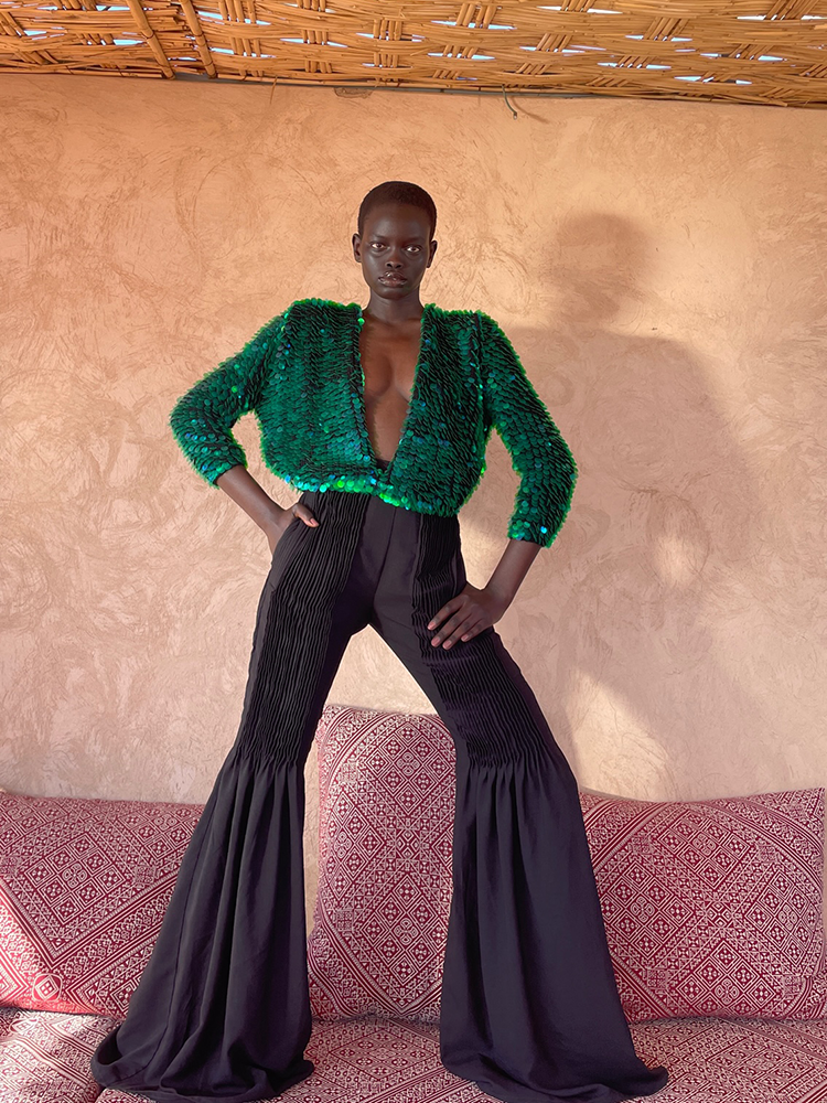 Dina’s Pants Black Linen