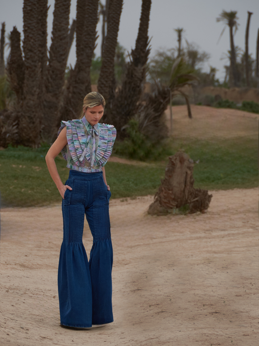 Karima Mirage Cropped Shirt