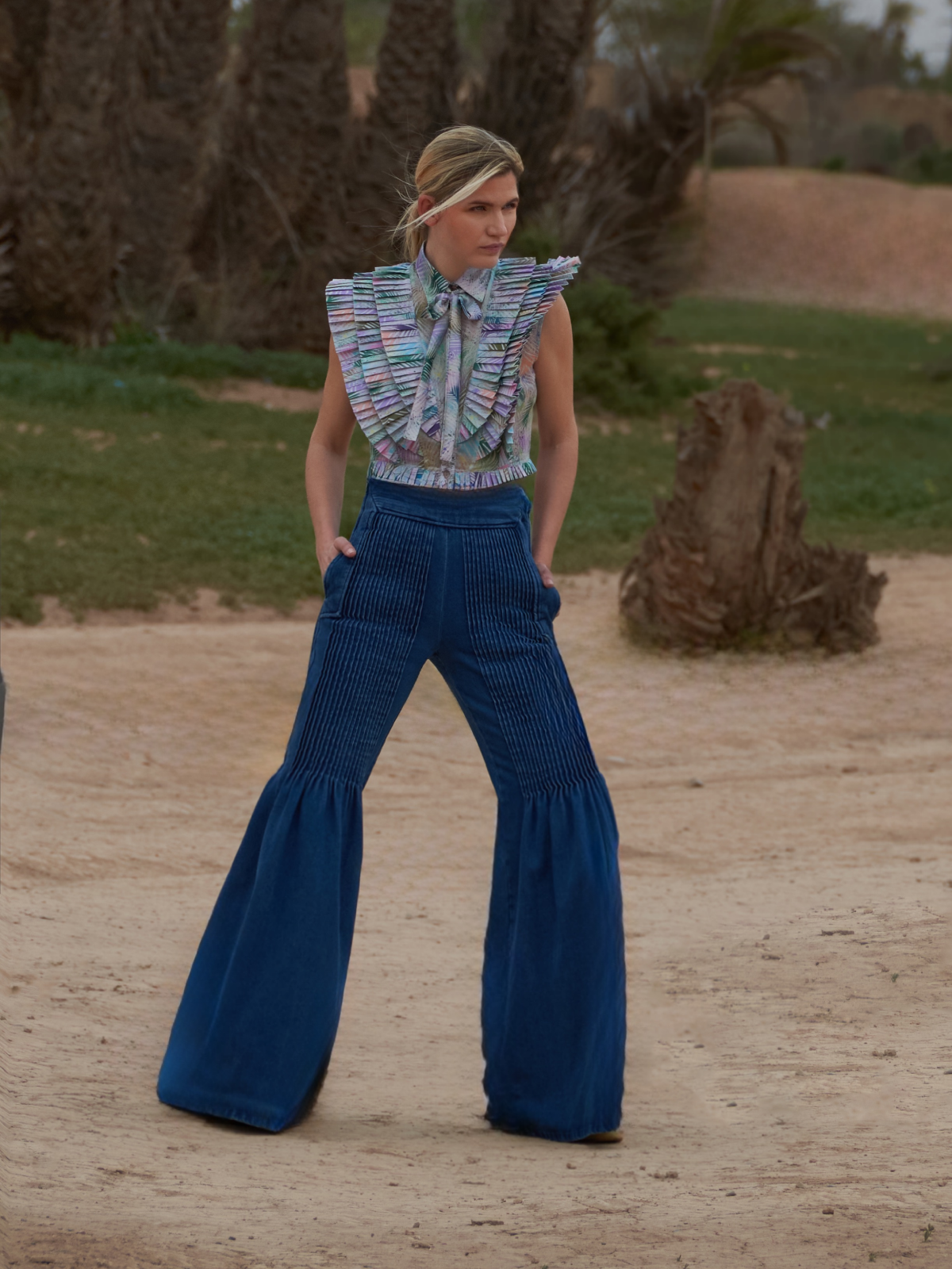 Dina Denim Pants
