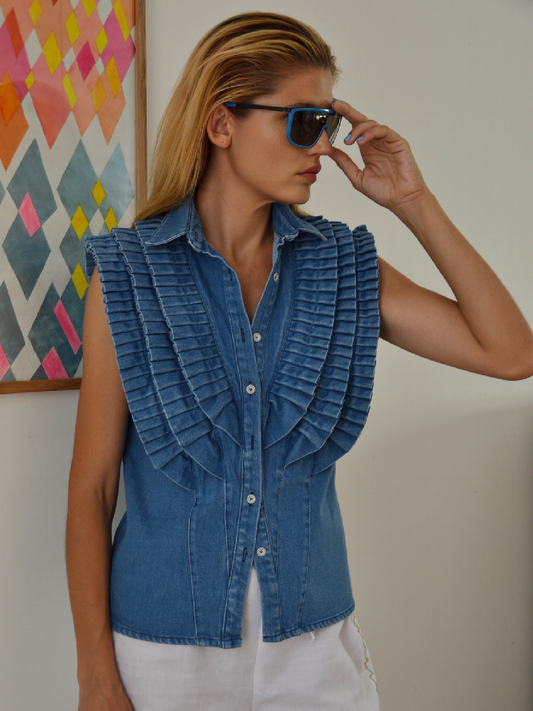 Karima Denim Sleeveless