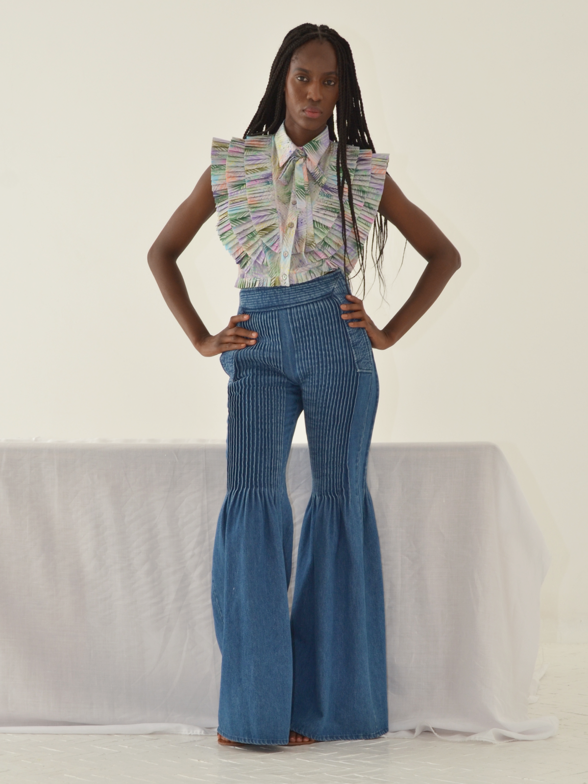 Karima Mirage Cropped Shirt