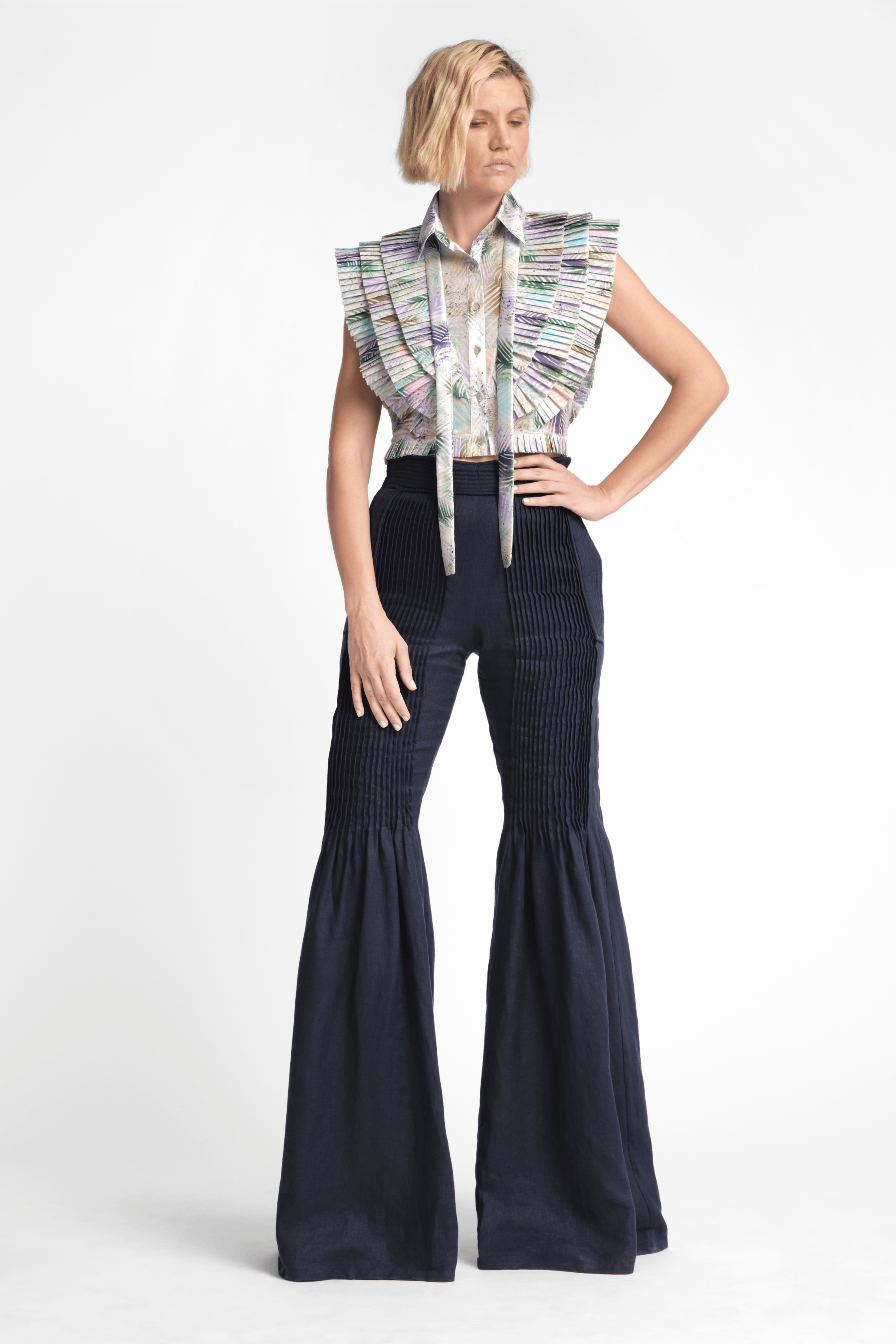 Karima Mirage Cropped Shirt-thumbmail-2