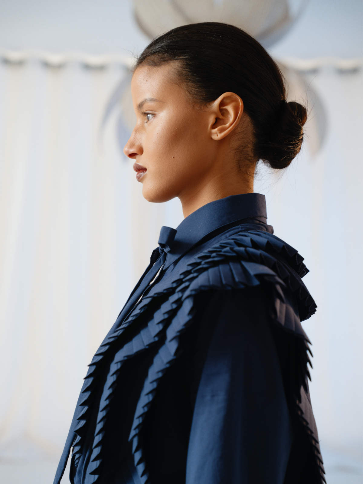 Karima Shirt Navy Blue