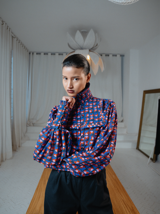 Matteo Monochrome Cropped Cotton