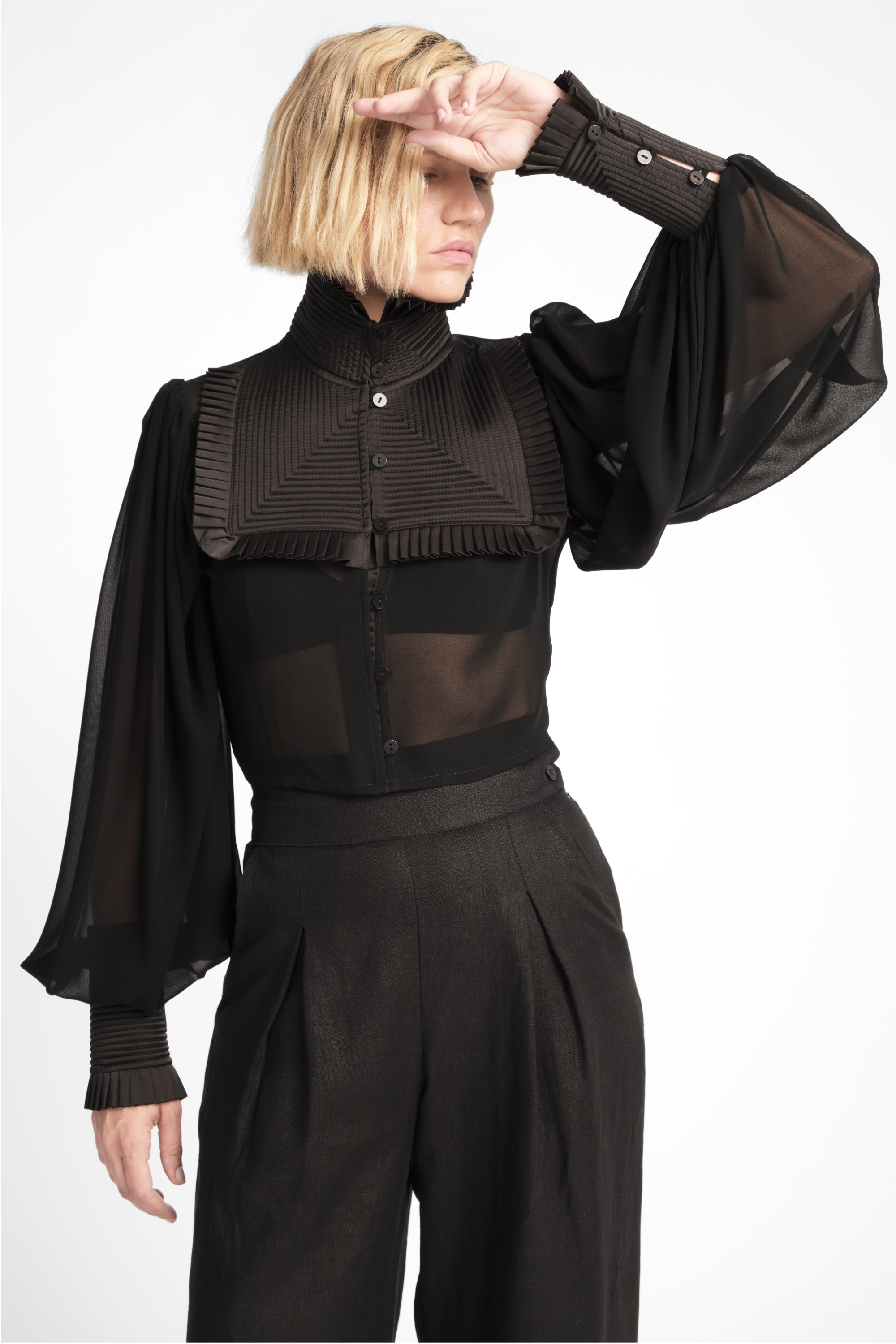 Matteo Cropped Shirt-thumbmail-2