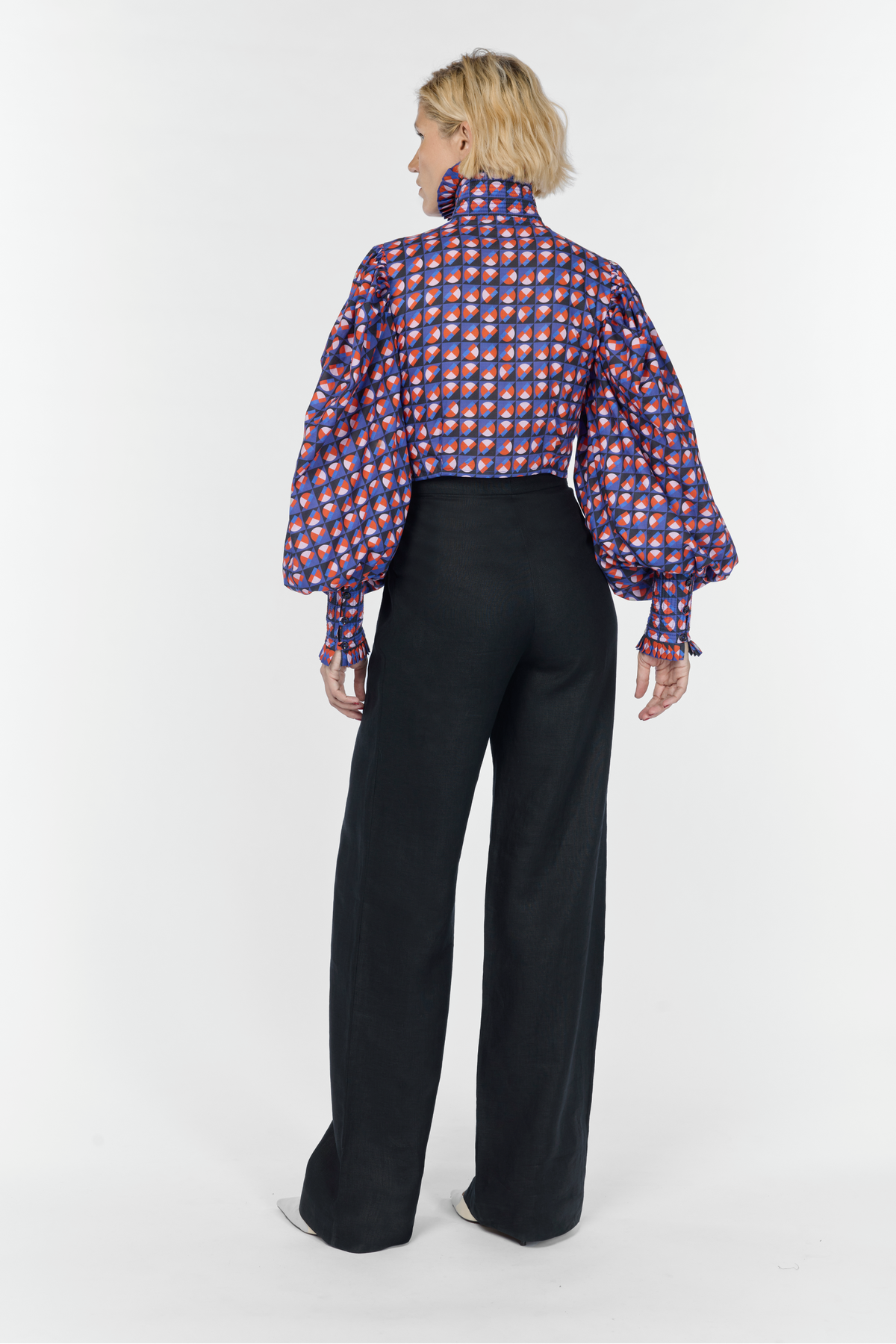 Matteo Cropped Majorelle Shirt-thumbmail-3