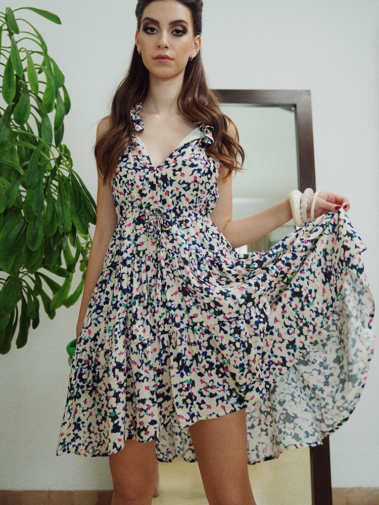 Meriem’s Dress Flower Print