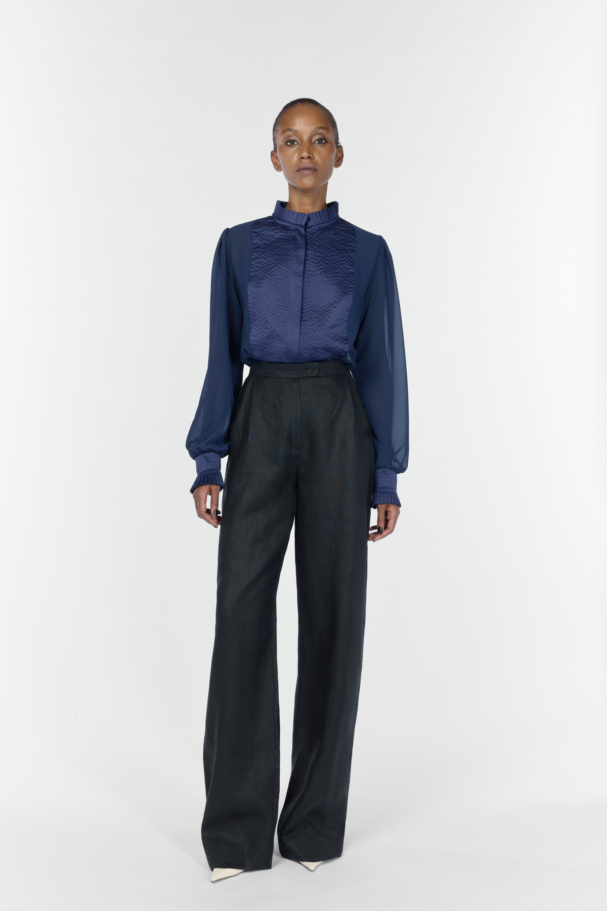 Mina Sateen and Mousseline Shirt-thumbmail-3