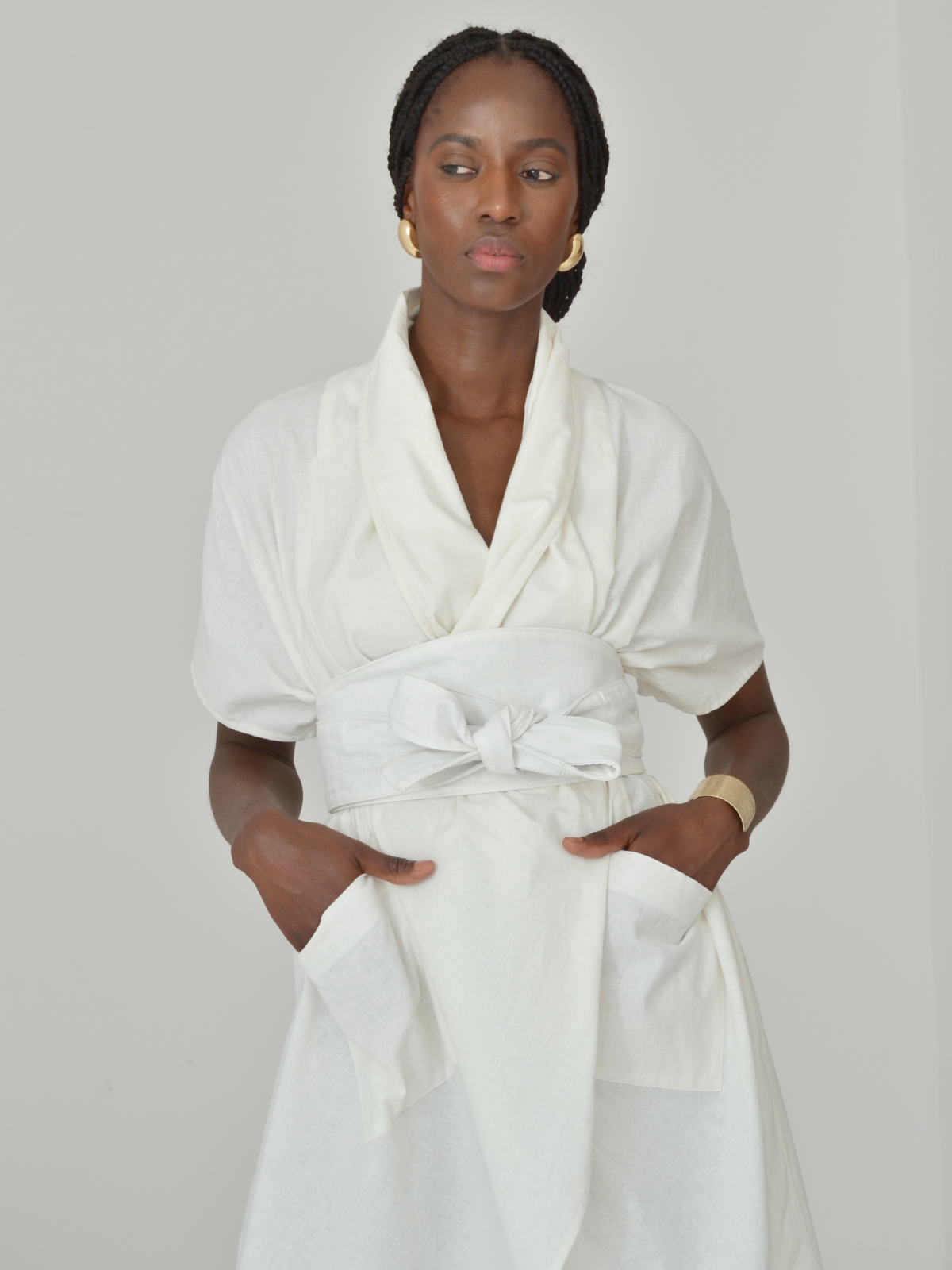 Nadia Kimono White Dress – Hanout Boutique Nadia Kimono White Dress – Hanout Boutique
