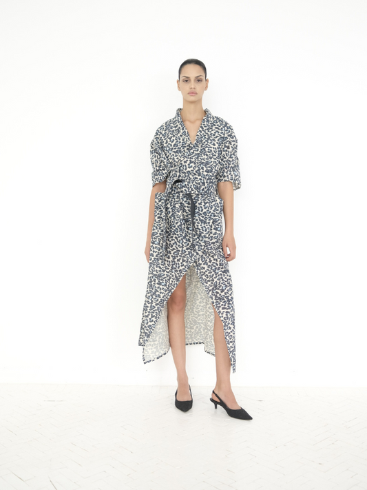 Nadia’s Kimono Cotton leopard print