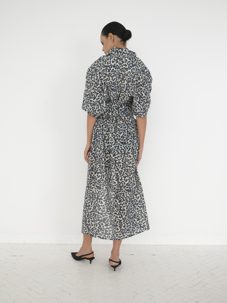 Nadia’s Kimono Cotton leopard print
