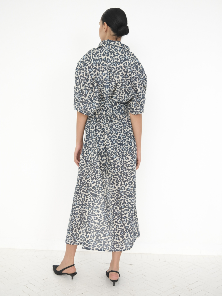Nadia’s Kimono Cotton leopard print