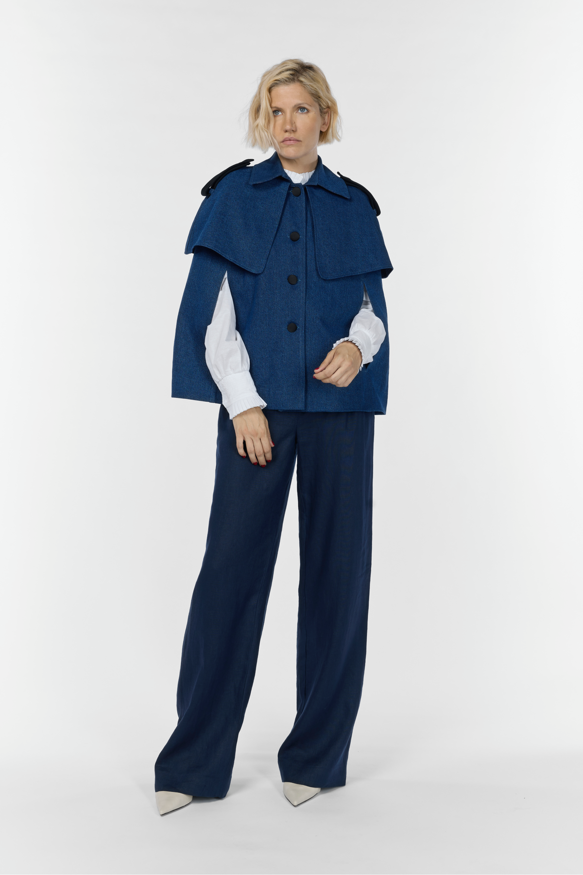 Rania Denim Cape-thumbmail-2