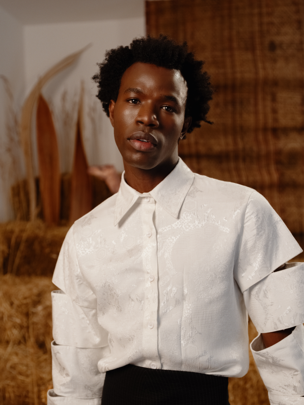 The Rumi Shirt Jacquard Cotton