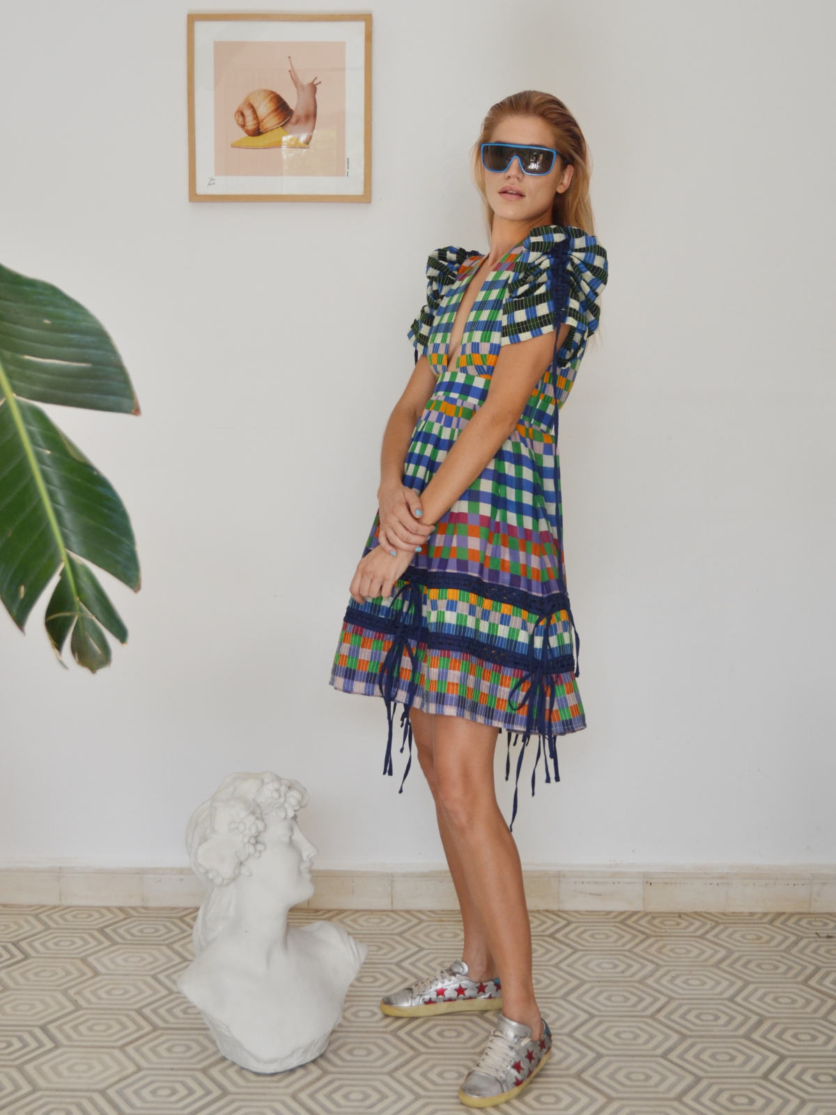 Alexia’s Square Print Short