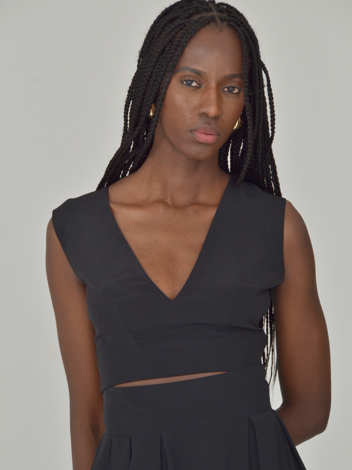 Stella Silk Black Top