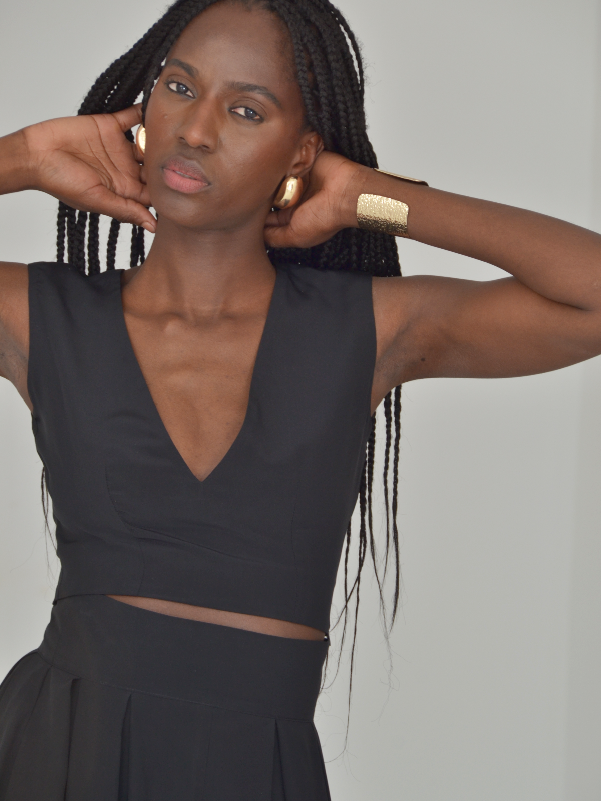 Stella Silk Black Top