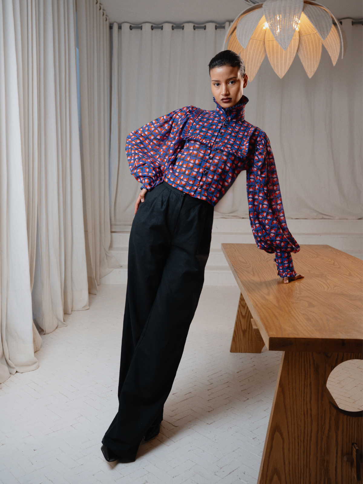 Zack’s Pants Black Linen