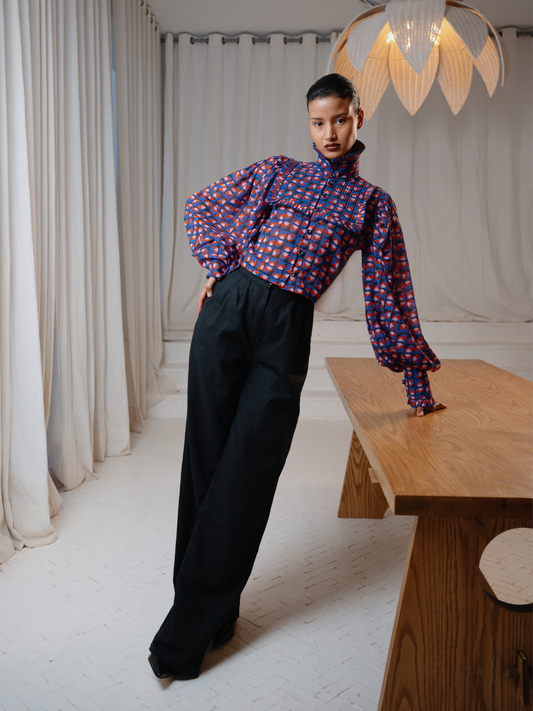 Zack’s Pants Black Linen