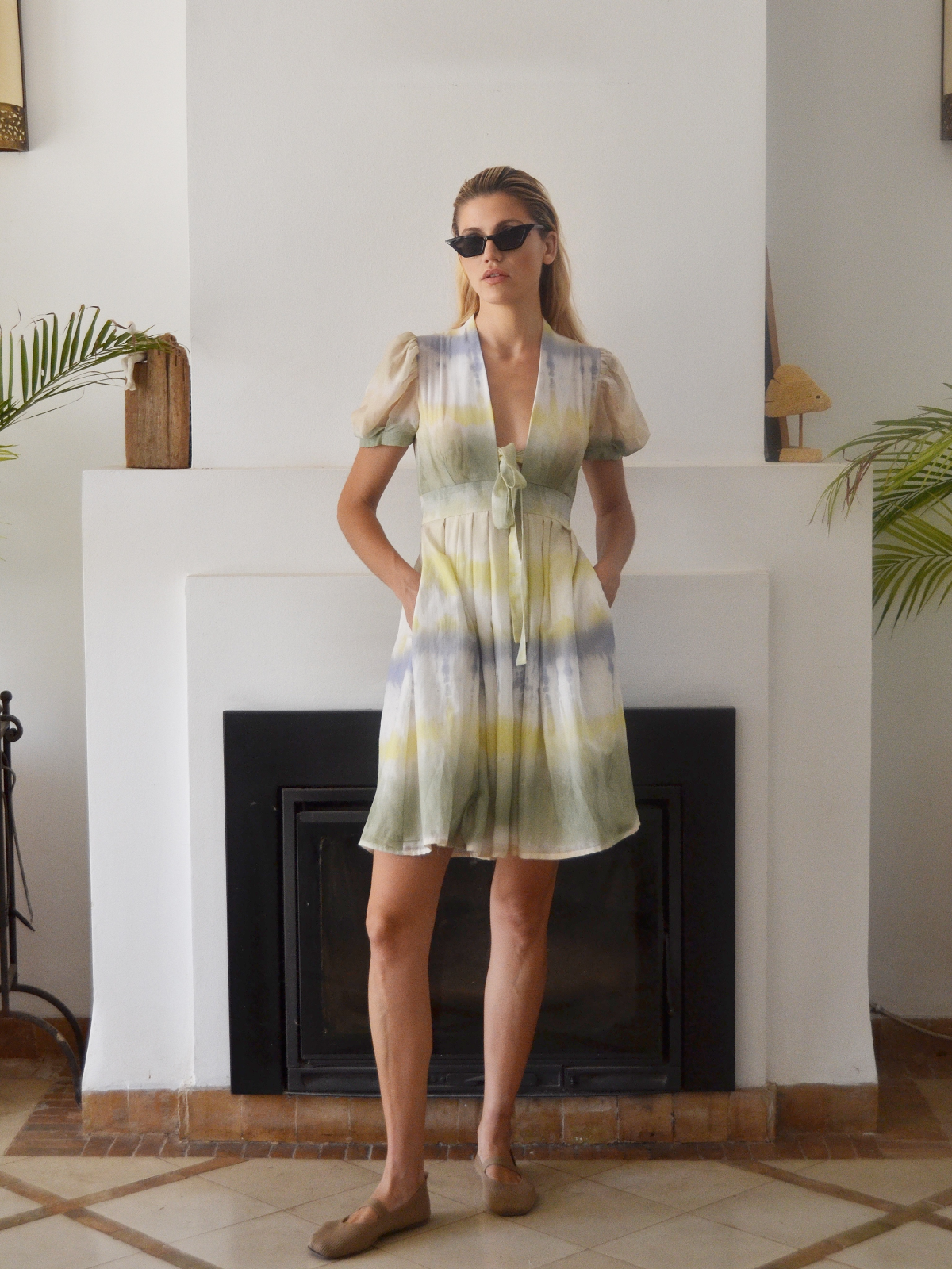 Alexia Short Tie & Dye Cotton
