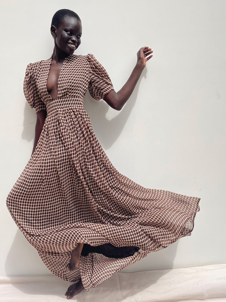 Alexia’s Dress - Brown